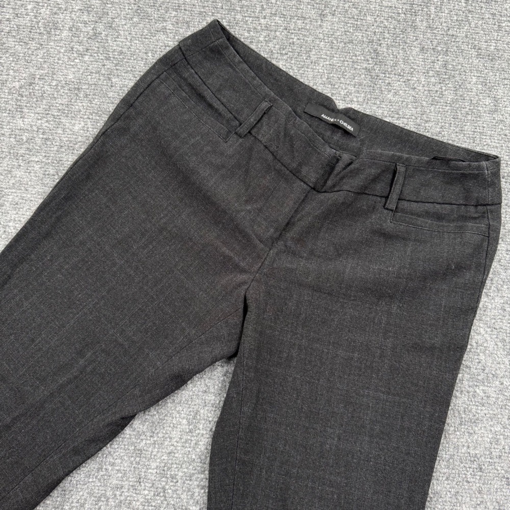 Amanda + Chelsea Pants Size 30W x 30L ‎ Dark Gray Bootcut Pants Stretch Women's